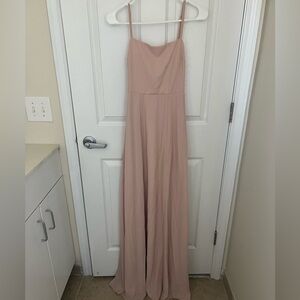 Show me your mumu bridesmaid dress blush color